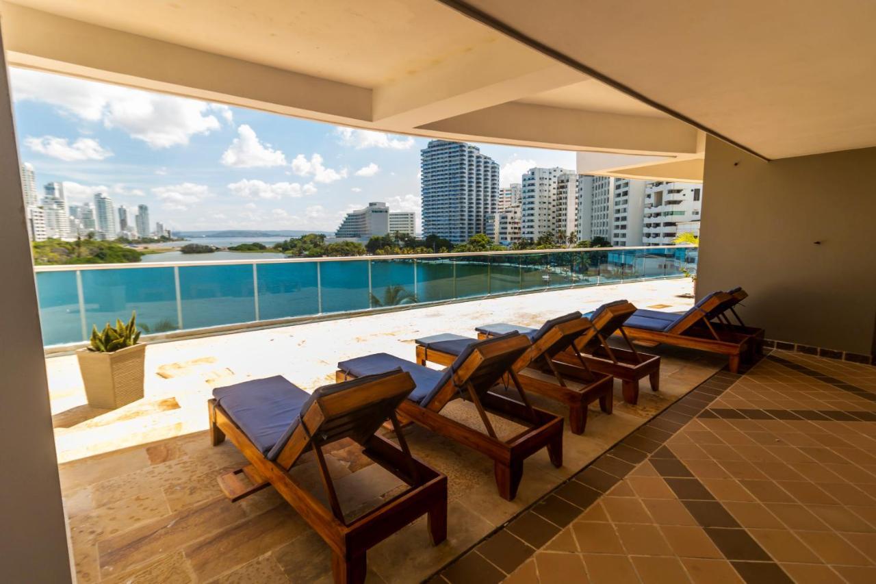 Apartamento De Lujo Con Vista Al Mar - Excelente Ubicacion Cartagena Buitenkant foto