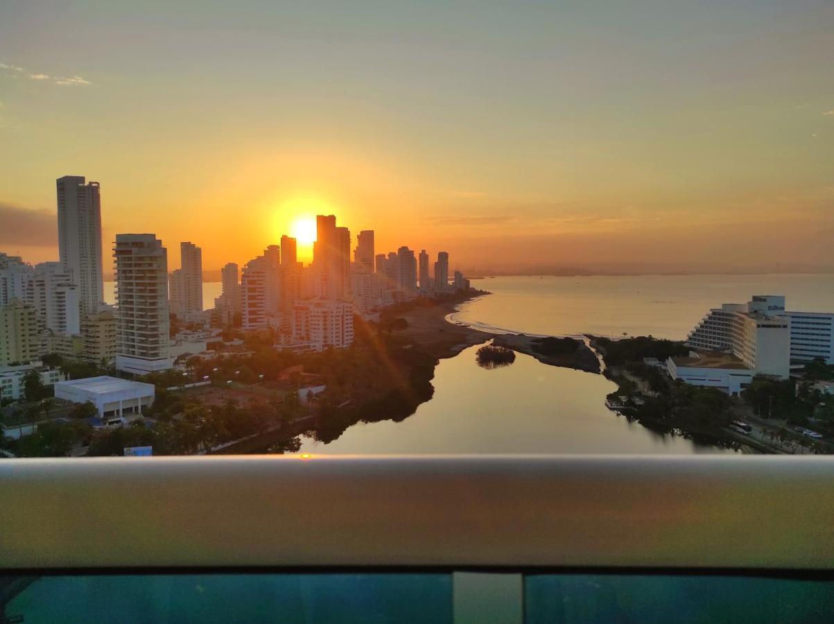 Apartamento De Lujo Con Vista Al Mar - Excelente Ubicacion Cartagena Buitenkant foto