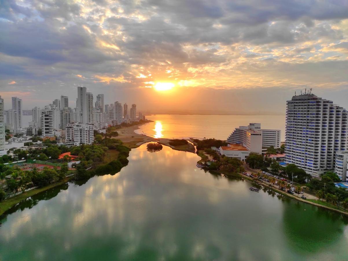 Apartamento De Lujo Con Vista Al Mar - Excelente Ubicacion Cartagena Buitenkant foto