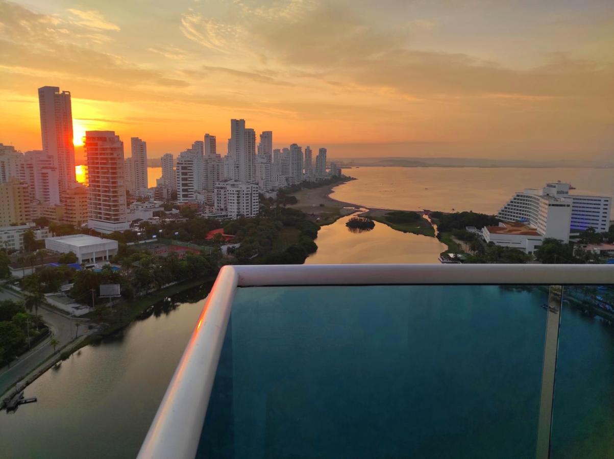 Apartamento De Lujo Con Vista Al Mar - Excelente Ubicacion Cartagena Buitenkant foto