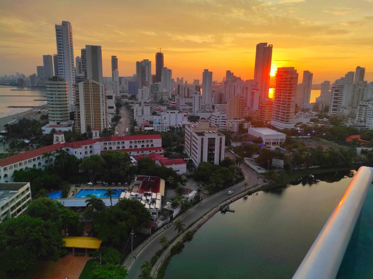Apartamento De Lujo Con Vista Al Mar - Excelente Ubicacion Cartagena Buitenkant foto