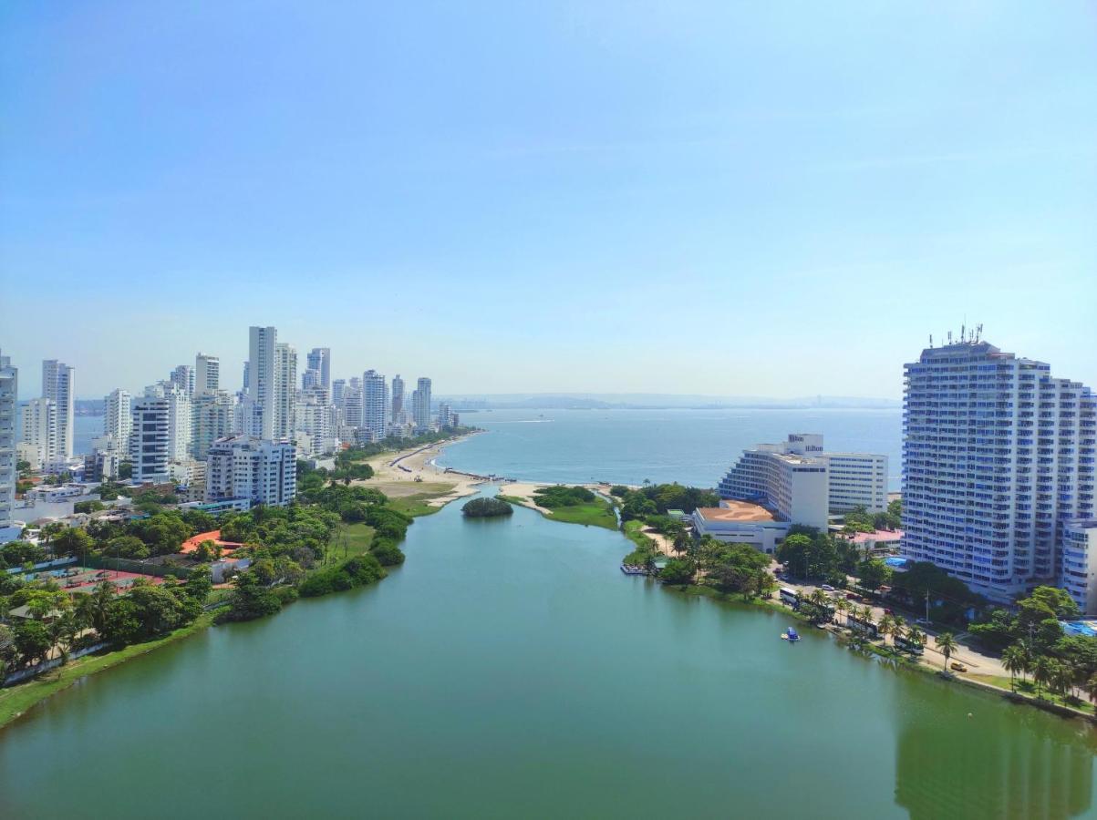 Apartamento De Lujo Con Vista Al Mar - Excelente Ubicacion Cartagena Buitenkant foto