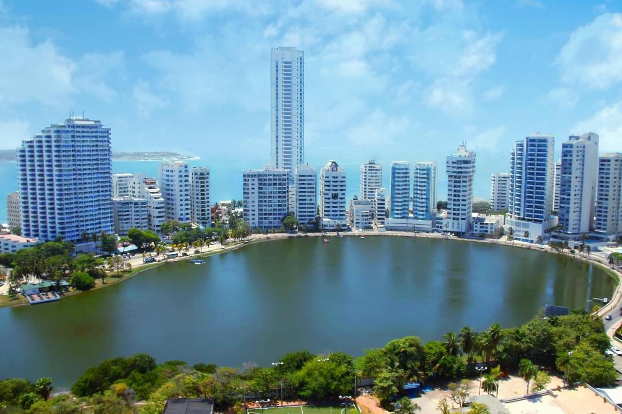 Apartamento De Lujo Con Vista Al Mar - Excelente Ubicacion Cartagena Buitenkant foto