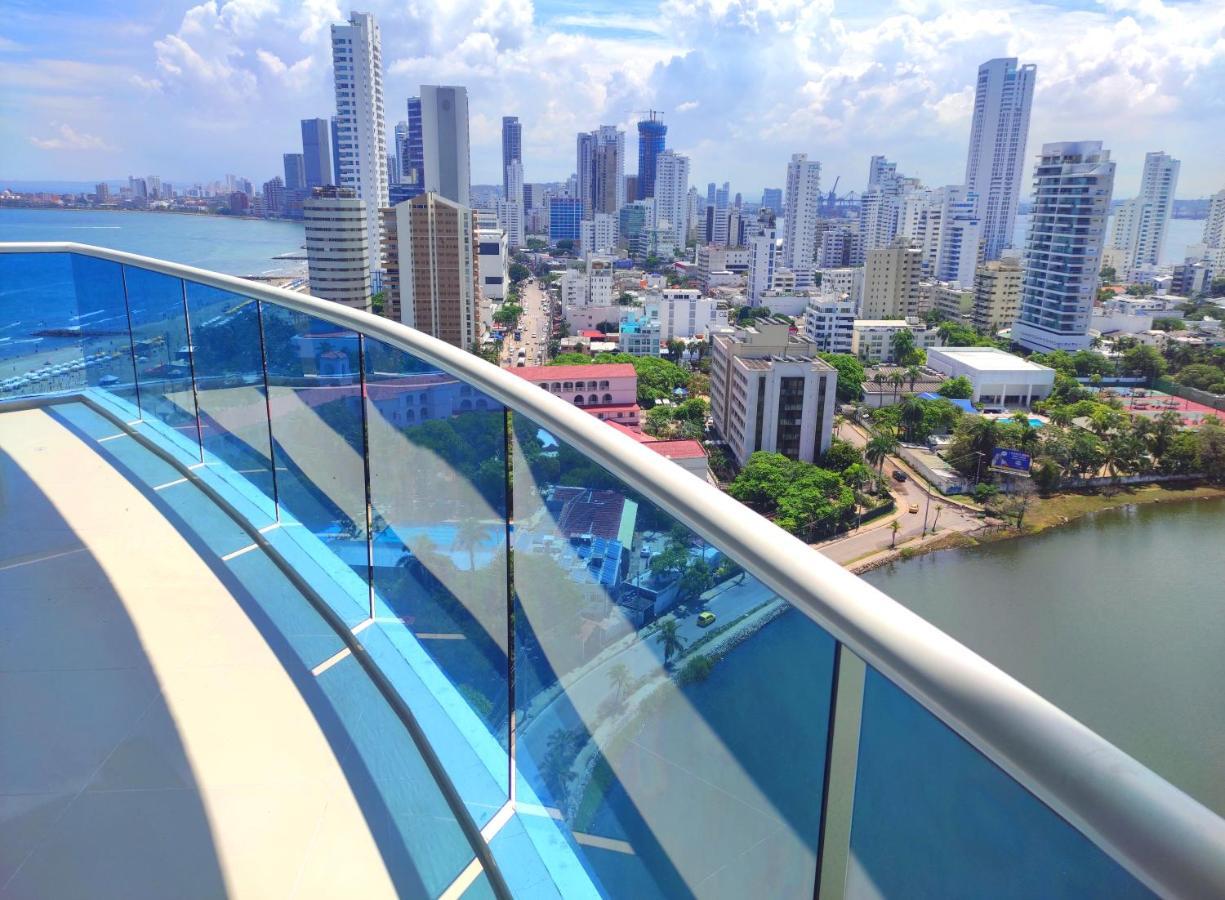 Apartamento De Lujo Con Vista Al Mar - Excelente Ubicacion Cartagena Buitenkant foto