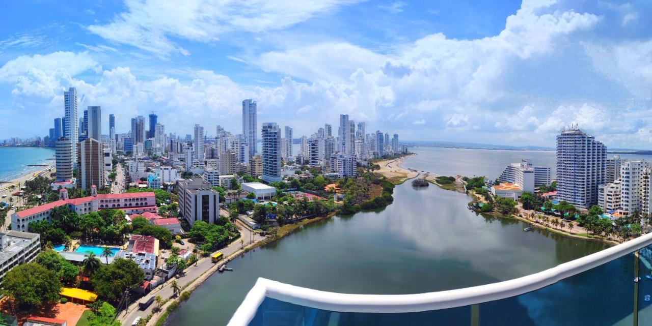 Apartamento De Lujo Con Vista Al Mar - Excelente Ubicacion Cartagena Buitenkant foto