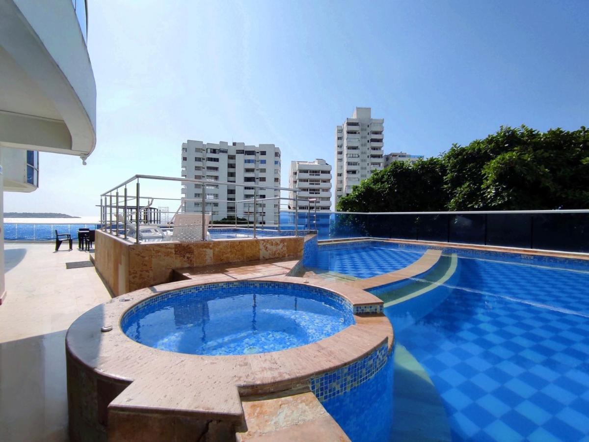 Apartamento De Lujo Con Vista Al Mar - Excelente Ubicacion Cartagena Buitenkant foto